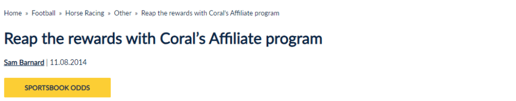coral affiliate program