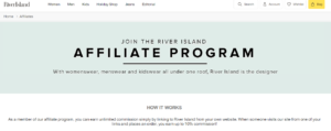 River Island Affiliate Program