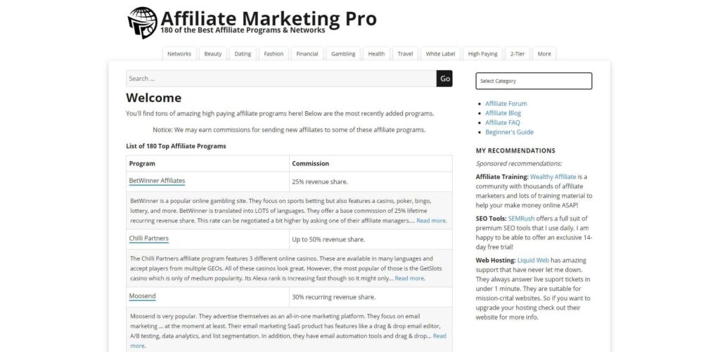 Affiliate Marketing Pro