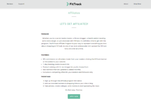 FitTrack Affiliate Program