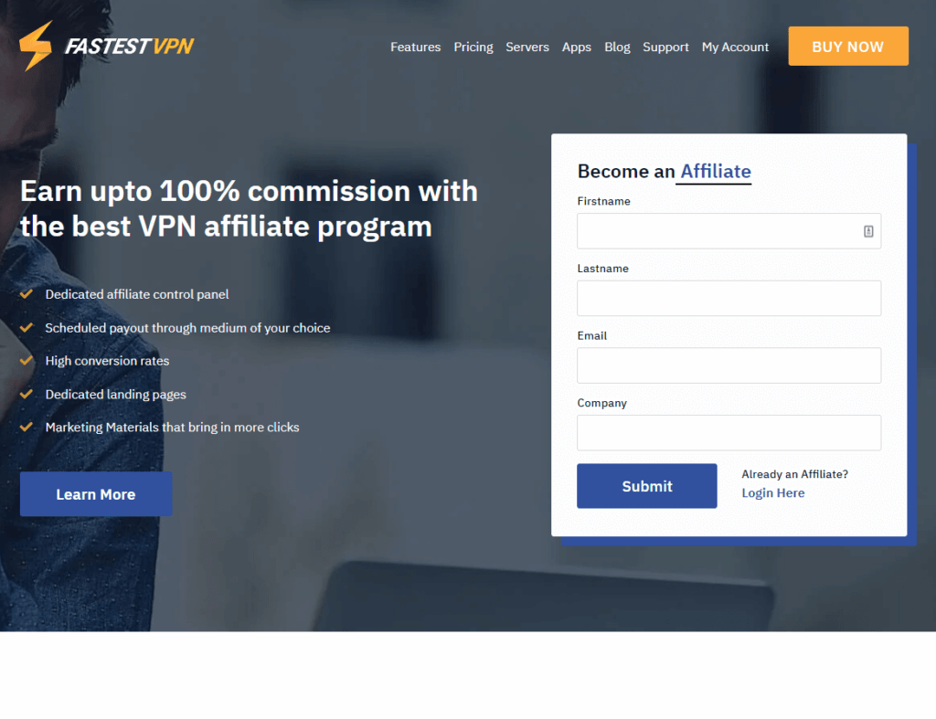 fastestvpn affiliate program 