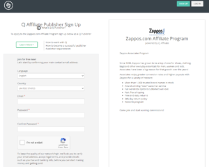 zappos Affiliate Program