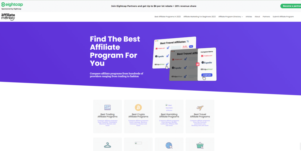 affiliate marketing website example
