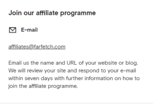 Farfetch Affiliate Program