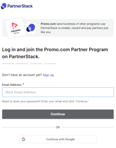 Promo Affiliate Program