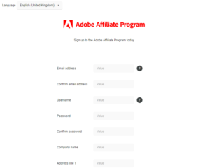 Adobe Affiliate Program