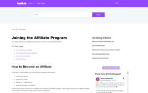 Twitch Affiliate Program