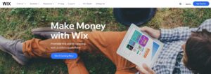 wix webpage