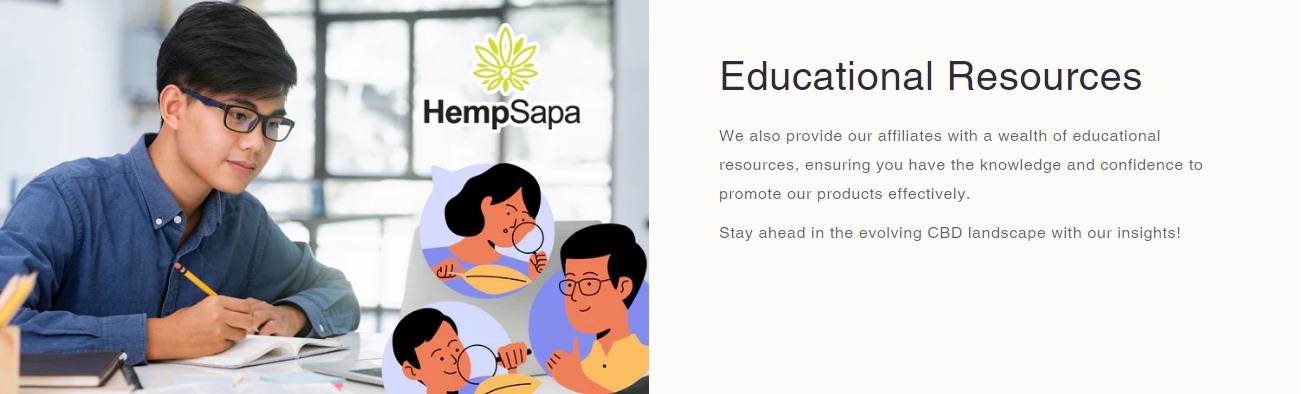 HempSapa Affiliate Program Education Resources