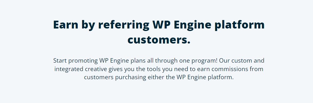 WP Engine Affiliate Program refer Info