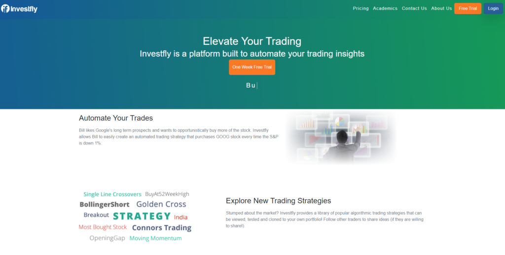 Investfly Homepage