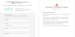 Emirates Affiliate Program