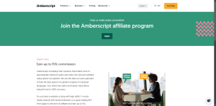 Amberscript Affiliate Program Affiliate Program Website
