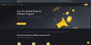 Binance Affiliate Program Affiliate Program Website