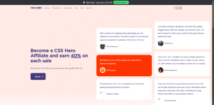 CSS Hero Affiliate Program Affiliate Program Website