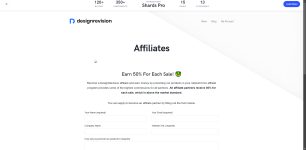 Design Revision Affiliate Program Affiliate Program Website