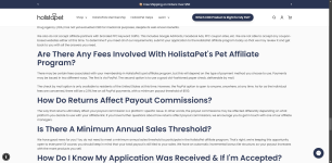 HolistaPet Affiliate Program Affiliate Program Website