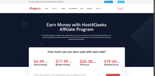 Host4Geeks Affiliate Program Affiliate Program Website