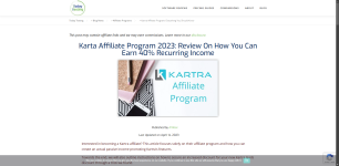 Kartra Affiliate Program Affiliate Program Website