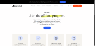 LearnDash Affiliate Program Affiliate Program Website