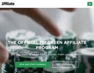 Mr Green Affiliate Program