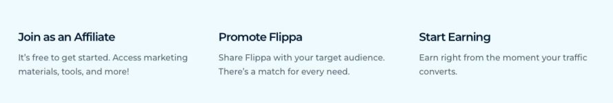 Flippa affiliate program how it works