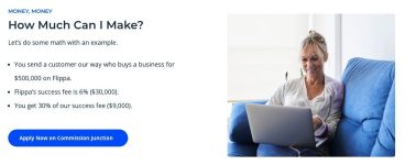 Flippa affiliate program How Much Can I Make?
