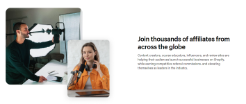 Shopify Affiliate Program Information