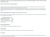 Audible Affiliate Program Information