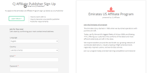Emirates Affiliate Program