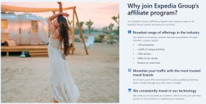 Expedia Affiliate Program details