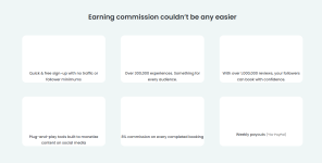 Viator Affiliate Program information