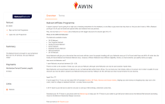 Railcard Affiliate Program Details