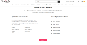 Rosegal Affiliate Program Steps