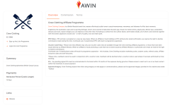 Crew Clothing Affiliate Program Overview