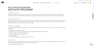 Adidas Affiliate Program Overview