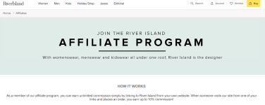 River Island Affiliate Program