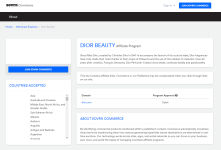 Dior Affiliate Program Details