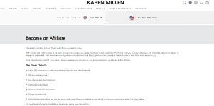 Karen Millen Affiliate Program Details