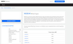 Reebok Affiliate Program Overview