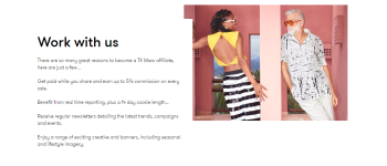 TK Maxx Affiliate Program Details