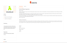 Hussle Affiliate Program Overview