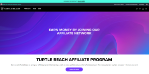 Turtle Beach Affiliate Program Homepage