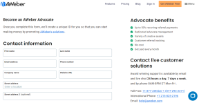 AWeber Affiliate Program