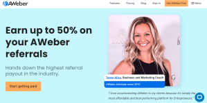 AWeber Affiliate Program Homepage