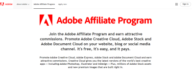 Adobe Affiliate Program Overview