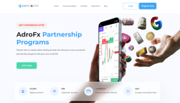 Adrofx Affiliate Program Homepage