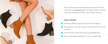 DP DREAM PAIRS INC Affiliate Program