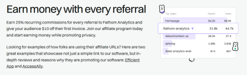 Fathom Analytics Affiliate Program