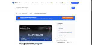 Swingsy Affiliate Program Affiliate Program Website